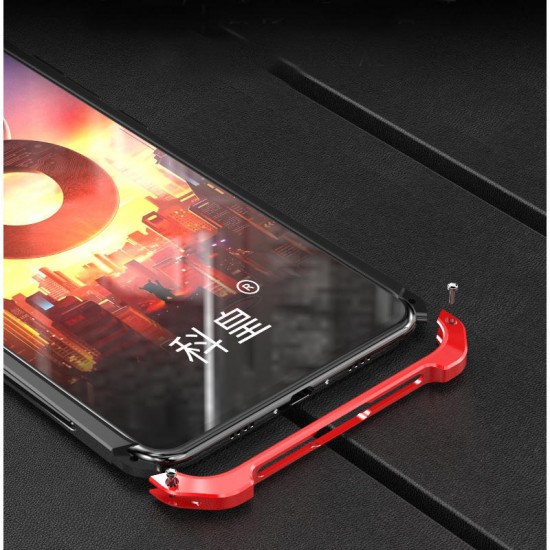 Bakeey 3 in 1 Aluminum Metal Frame Plastic Shockproof Protective Case For Xiaomi Mi8 SE
