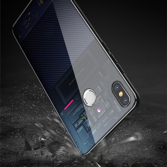 Bakeey Change Into Mi8 Explorer Edition Tempered Glass Protective Case For Xiaomi Mi8 Mi 8 6.21 Inch