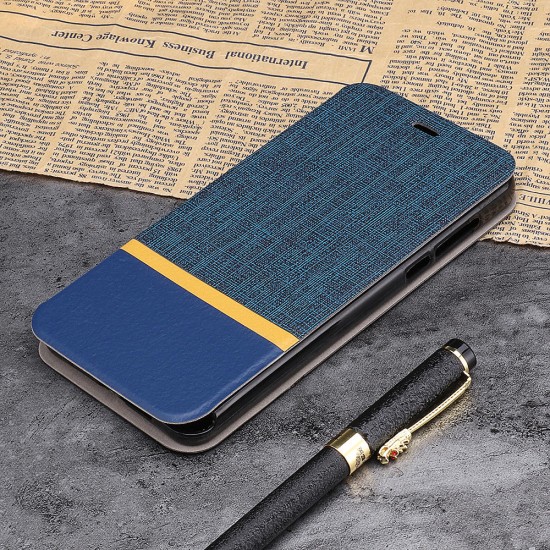 Bakeey Flip Cloth Pattern+PU Leather Full Protective Case For Xiaomi Mi MIX 3