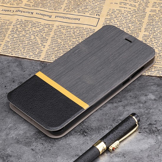 Bakeey Flip Cloth Pattern+PU Leather Full Protective Case For Xiaomi Mi MIX 3