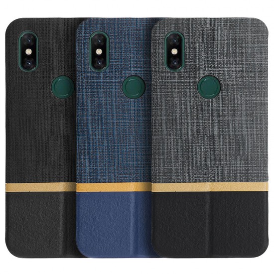 Bakeey Flip Cloth Pattern+PU Leather Full Protective Case For Xiaomi Mi MIX 3