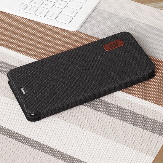 Bakeey Flip Shockproof Fabric Soft Silicone Edge Full Body Protective Case For Xiaomi Redmi Note 5