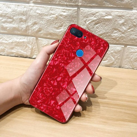 Bakeey Shell Glossy Soft Frame Hard Back Tempered Glass Protective Case for Xiaomi Mi 8 Lite Bakeey Shell Glossy Soft Frame Hard Back Tempered Glass Protective Case for Xiaomi Mi 8 Lite