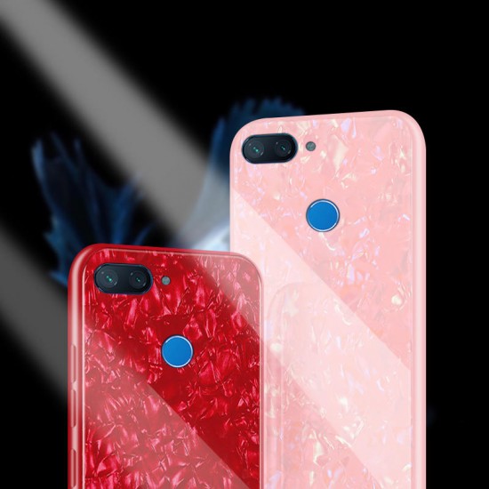 Bakeey Shell Glossy Soft Frame Hard Back Tempered Glass Protective Case for Xiaomi Mi 8 Lite Bakeey Shell Glossy Soft Frame Hard Back Tempered Glass Protective Case for Xiaomi Mi 8 Lite