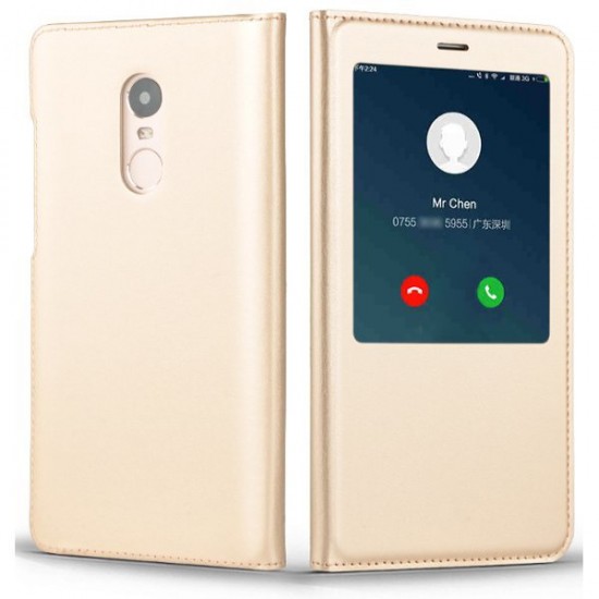 Bakeey Smart Window PU leather Flip Protective Case For Xiaomi Redmi Note 4X/Note 4 Global Edition Bakeey Smart Window PU leather Flip Protective Case For Xiaomi Redmi Note 4X/Note 4 Global Edition