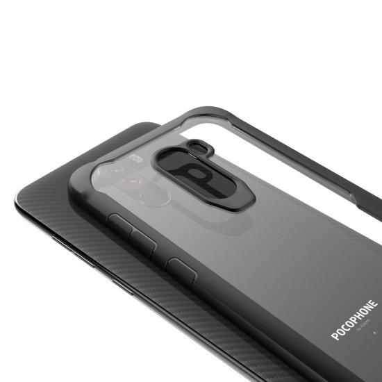 Bakeey™ Transparent Shockproof Hard Back Cover Protective Case for Xiaomi Pocophone F1 Bakeey™ Transparent Shockproof Hard Back Cover Protective Case for Xiaomi Pocophone F1