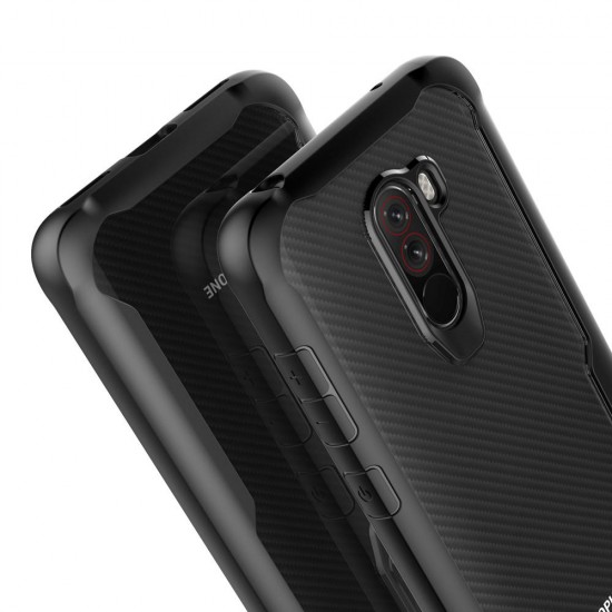 Bakeey™ Transparent Shockproof Hard Back Cover Protective Case for Xiaomi Pocophone F1 Bakeey™ Transparent Shockproof Hard Back Cover Protective Case for Xiaomi Pocophone F1