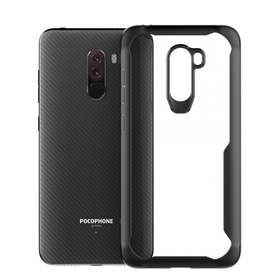 Bakeey™ Transparent Shockproof Hard Back Cover Protective Case for Xiaomi Pocophone F1 Bakeey™ Transparent Shockproof Hard Back Cover Protective Case for Xiaomi Pocophone F1