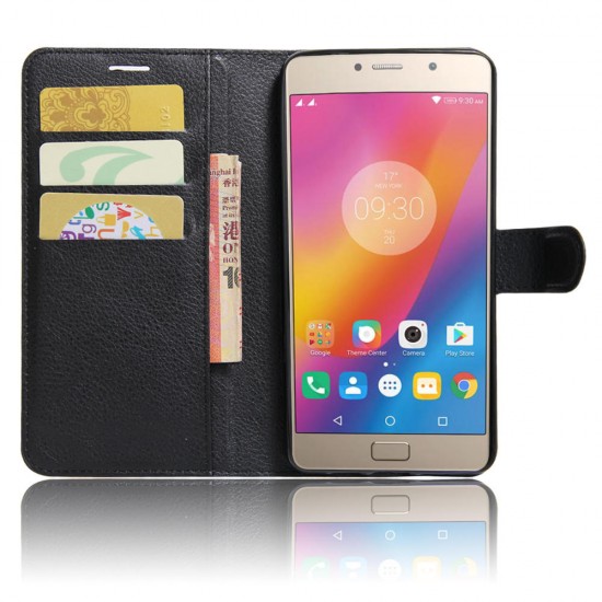 Litchi Flip Wallet Stand PU Leather Case For Lenovo ZUK Vibe P2