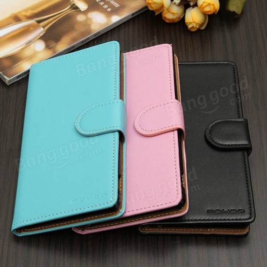 Mohoo Magnetic Flip Leather Case Wallet Cover Stand For Sony Xperia M4 Aqua