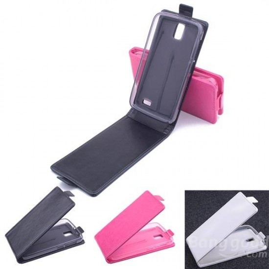 PU Flip Leather Case Cover Dirt-resistant For Lenovo A328 A328T