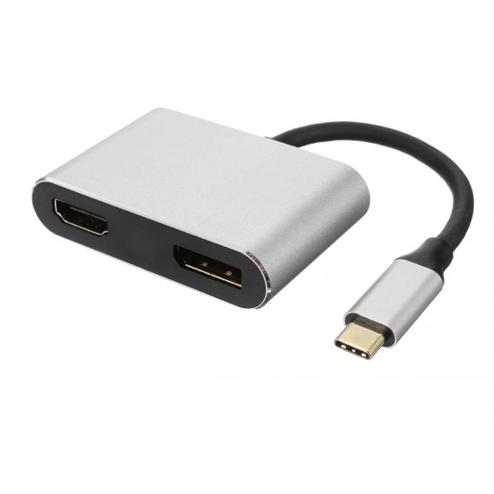 3 Hub USB-C 3.1 Type-c to Display Port DP 4k 60Hz HDMI 30Hz Adapter for Smartphone TV Macbook