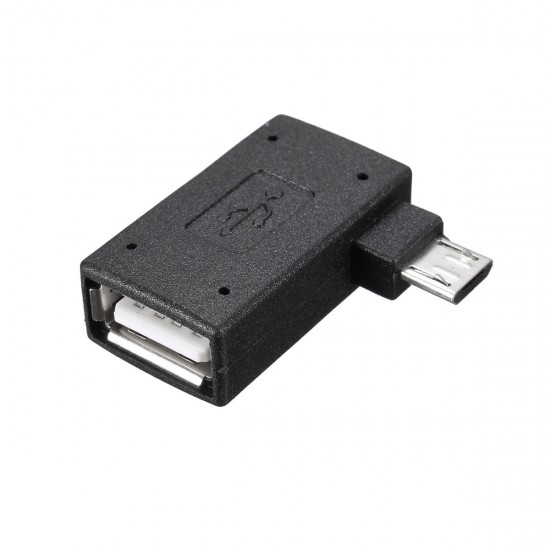 Bakeey 90 Degree Micro USB OTG Adapter Male to USB 2.0 Converter for Xiaomi Huawei Android