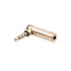 REXLIS 90 Degree 3.5mm 90 OMTP to CTIA Headset Adapter Male to Female Headphone Audio Adapter REXLIS 90 Degree 3.5mm 90 OMTP to CTIA Headset Adapter Male to Female Headphone Audio Adapter