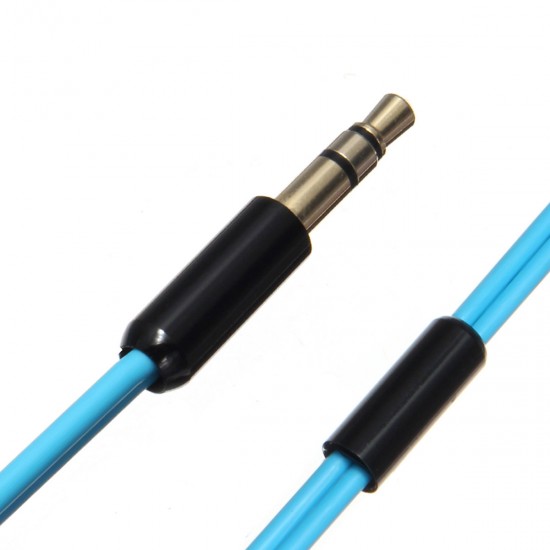 1.2M 3.5mm Audio Upgrade Headphone Cable Blue For B & W Bowers & Wilkins P3