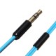 1.2M 3.5mm Audio Upgrade Headphone Cable Blue For B & W Bowers & Wilkins P3