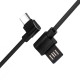 1.2M USB Type-C Data Cable Right-angle Design Fast Charging Cable For Samsung S8 Xiaomi Huawei