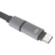 2 in 1 2.4A TPE USB 1M Type-C and Micro USB Cable for Samsung Xiaomi Huawei 2 in 1 2.4A TPE USB 1M Type-C and Micro USB Cable for Samsung Xiaomi Huawei