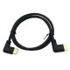 2.0V 4K*2K 60HZ Male Right Angled To Male Right Angled HD multimedi Cable 50cm/1.6ft For PC Television 2.0V 4K*2K 60HZ Male Right Angled To Male Right Angled HD multimedi Cable 50cm/1.6ft For PC Television