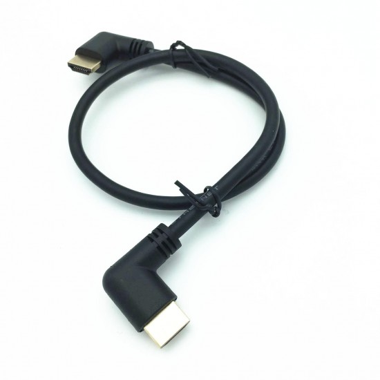 2.0V 4K*2K 60HZ Male Right Angled To Male Right Angled HD multimedi Cable 50cm/1.6ft For PC Television 2.0V 4K*2K 60HZ Male Right Angled To Male Right Angled HD multimedi Cable 50cm/1.6ft For PC Television
