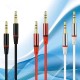 3.5mm Male To Male Stereo Audio Aux Headphone Extension Cable 1m For Mobile Phone MP3 Tablet