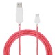 Bakeey 2.4A Flowing Light Type C Fast Charging Data Cable 1M For Smart Phone Tablet Bakeey 2.4A Flowing Light Type C Fast Charging Data Cable 1M For Smart Phone Tablet