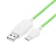 Bakeey 2.4A Flowing Light Type C Fast Charging Data Cable 1M For Smart Phone Tablet Bakeey 2.4A Flowing Light Type C Fast Charging Data Cable 1M For Smart Phone Tablet