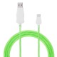 Bakeey 2.4A Flowing Light Type C Fast Charging Data Cable 1M For Smart Phone Tablet Bakeey 2.4A Flowing Light Type C Fast Charging Data Cable 1M For Smart Phone Tablet