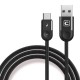 Cafele 2.4A Nylon Braided Type C Fast Charing Data Cable With LED Light 1.2M For Smart Phone Tablet Cafele 2.4A Nylon Braided Type C Fast Charing Data Cable With LED Light 1.2M For Smart Phone Tablet