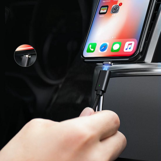 RAXFLY 2.4A Magnetic Type C Braided Charging Data Cable 1M For Onplus 6 5t Xiaomi Mi8 Mi A1 S9 RAXFLY 2.4A Magnetic Type C Braided Charging Data Cable 1M For Onplus 6 5t Xiaomi Mi8 Mi A1 S9