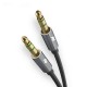 ROCK SPACE AUX 3.5mm Jack Male To Male OFC HIFI Audio Cable 1m For Mobile Phone Tablet Speaker ROCK SPACE AUX 3.5mm Jack Male To Male OFC HIFI Audio Cable 1m For Mobile Phone Tablet Speaker