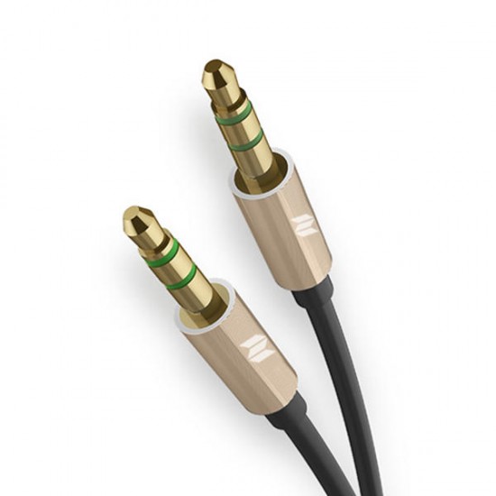 ROCK SPACE AUX 3.5mm Jack Male To Male OFC HIFI Audio Cable 1m For Mobile Phone Tablet Speaker ROCK SPACE AUX 3.5mm Jack Male To Male OFC HIFI Audio Cable 1m For Mobile Phone Tablet Speaker