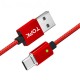 TOPK F-Line 2.4A Type C LED Magnetic Braided Fast Charging Data Cable 1M For Smart Phone Tablet TOPK F-Line 2.4A Type C LED Magnetic Braided Fast Charging Data Cable 1M For Smart Phone Tablet