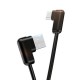 USAMS Dual 90 Degree Angle Type C Fast Charging Data Cable 1.2M For Oneplus 5t Xiaomi 6 Mi A1 Mix 2S USAMS Dual 90 Degree Angle Type C Fast Charging Data Cable 1.2M For Oneplus 5t Xiaomi 6 Mi A1 Mix 2S