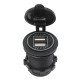 12V-24V Dual 2.1A+2.1A USB Car Cigarette Lighter Socket Power Adapter Car Charger