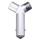 2 in1 DC12-24V Dual USB Car Charger Fresh Air Ionic Purifier Oxygen Bar Ozone Ionizer for iPhone 8