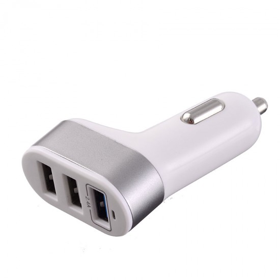 30W 3 USB Port 2.4A Smart Quick Charge Car Charger for Samsung HUAWEI iPhone