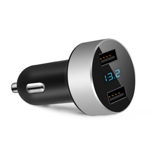 3.1A Dual USB LED Display Quick Charge Car charger For iPhone X 8 Plus OnePlus 5 S8 Xiaomi 6
