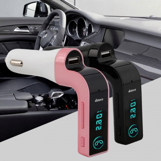 4 in 1 Wireless Hands Free Bluetooth FM Transmitter MP3 Music Player Car Charger