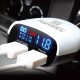 Haweel QC3.0 3.4A Dual USB Ports LED Current Display Swing Head Design Car Charger for Xiaomi 6 S8 Haweel QC3.0 3.4A Dual USB Ports LED Current Display Swing Head Design Car Charger for Xiaomi 6 S8