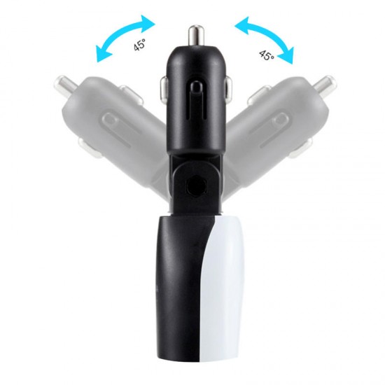 Haweel QC3.0 3.4A Dual USB Ports LED Current Display Swing Head Design Car Charger for Xiaomi 6 S8 Haweel QC3.0 3.4A Dual USB Ports LED Current Display Swing Head Design Car Charger for Xiaomi 6 S8