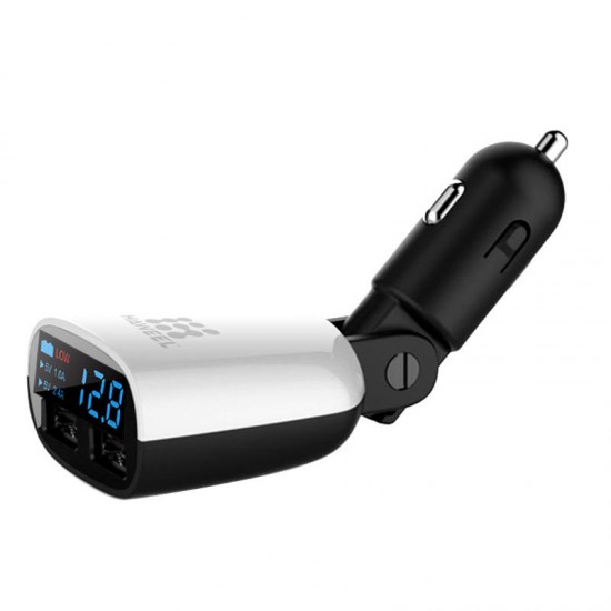 Haweel QC3.0 3.4A Dual USB Ports LED Current Display Swing Head Design Car Charger for Xiaomi 6 S8 Haweel QC3.0 3.4A Dual USB Ports LED Current Display Swing Head Design Car Charger for Xiaomi 6 S8