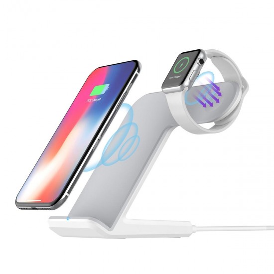10W Qi Phone Docks Wireless Fast Charger Charging Station Dock Stand for Samsung S8 S9 for iPhone