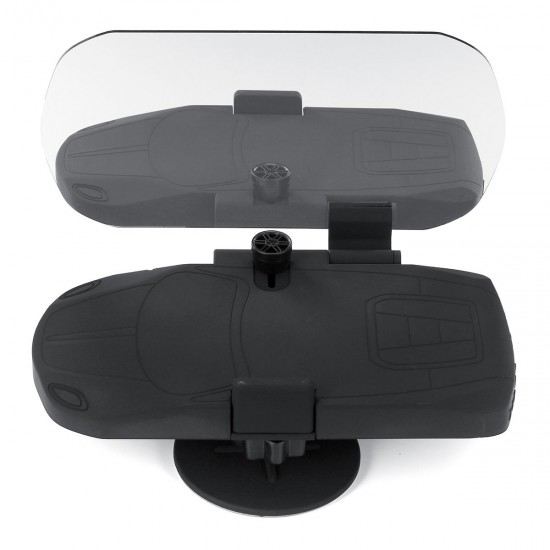 10W Qi Wireless Charger Car Hub Head-up Navigation Display Phone Holder For iPhone Samsung Huawei Xiaomi