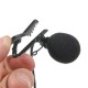 3.5mm High Sensitive 2.4M Tie Clip on Lapel Lavalier Mic Microphone