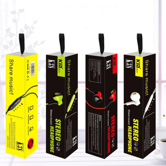 3.5mm Jack Semi-in-ear Wired Control Earphone Stereo Lossless Sound Noise Cancelling Music Headset 3.5mm Jack Semi-in-ear Wired Control Earphone Stereo Lossless Sound Noise Cancelling Music Headset