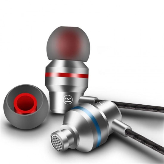 3.5mm Jack Wired Control In-ear Earphone Stereo Bass Sound Noise Reduction Sport With Mic For Phones 3.5mm Jack Wired Control In-ear Earphone Stereo Bass Sound Noise Reduction Sport With Mic For Phones