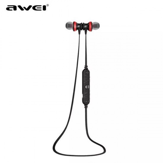 AWEI A980BL Wireless Bluetooth 4.0 Magnetic Sports Noise Isolation In-ear Headphone