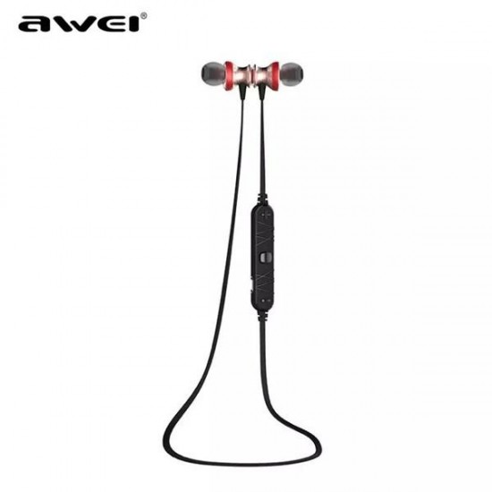 AWEI A980BL Wireless Bluetooth 4.0 Magnetic Sports Noise Isolation In-ear Headphone