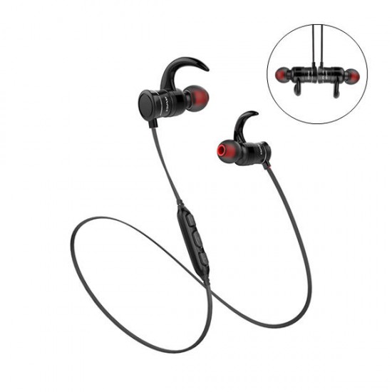 AWEI AK5 Sport Magnetic IPX4 Waterproof Hall Sensor Stereo HD Bass Bluetooth Earphone With Mic AWEI AK5 Sport Magnetic IPX4 Waterproof Hall Sensor Stereo HD Bass Bluetooth Earphone With Mic